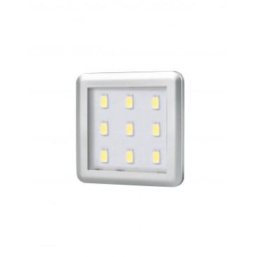 Spot Square 3 cu 9 LED-uri premium , Lumina Rece