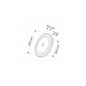 Spot Metalic Orbit Pir cu senzor de miscare incorporat, Lumina Rece