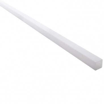 Profil TREND pentru Banda LED, 2 m, incastrat, din plastic semitransparent, 10x10 mm