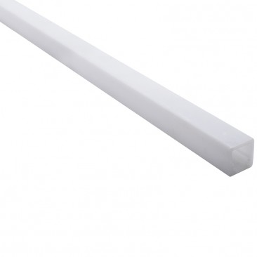 Profil TREND pentru Banda LED, 2 m, incastrat, din plastic semitransparent, 15x15 mm