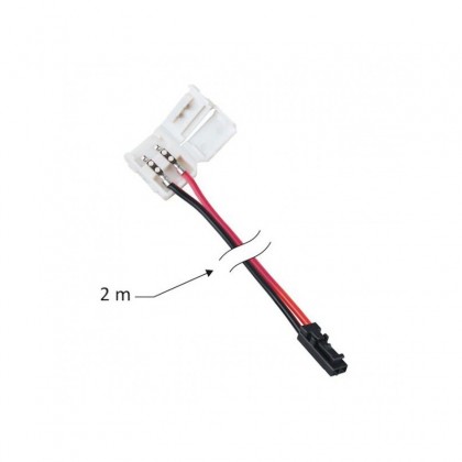 Micro conector pentru banda LED 8 mm, 2 ml, cu minimufe 12V DC