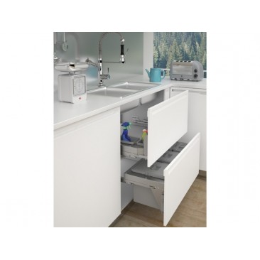 Sertar cos SIGE pentru corpul de sub chiuveta pentru depozitarea detergentilor si solutiilor de curatare, front de 900 mm