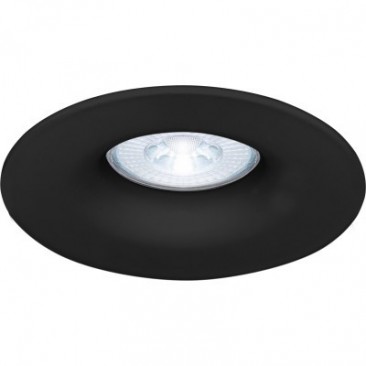 Carcasa Neagra Rotunda pentru GU10/GU5.3 Tetra-CF