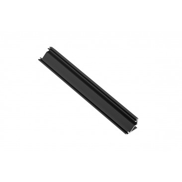 Profil LED Glax de colt cu difuzor opac , 2 m, negru mat