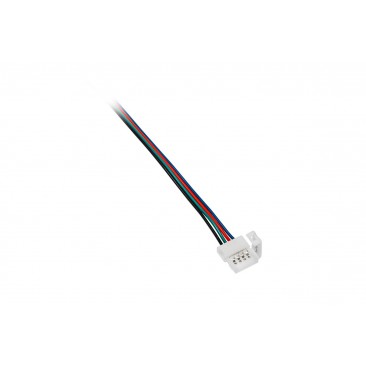 Micro conector pentru banda LED RGB 10 mm, 2 ml, cu minimufa 12V DC