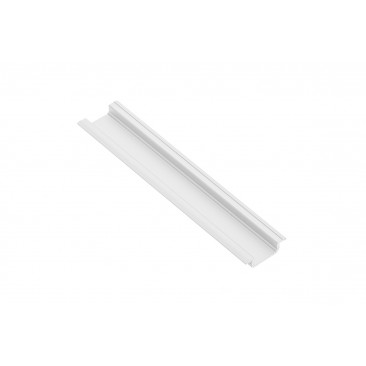 Profil din aluminiu cu difuzor opac pentru Banda LED Glax, 2 m, alb