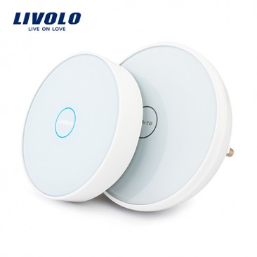 Kit sonerie wireless din sticla-buton sonerie + receptor priza, LIVOLO